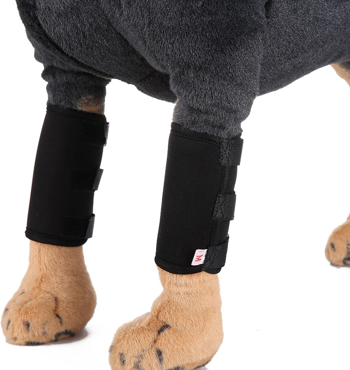Honden Voorste Poot Joint Brace en Hock Wrap Sleeve, Ondersteuning voor Knieën en Pet Chirurgische Verwondingen (Maat: S: 6.5cmx12cm)