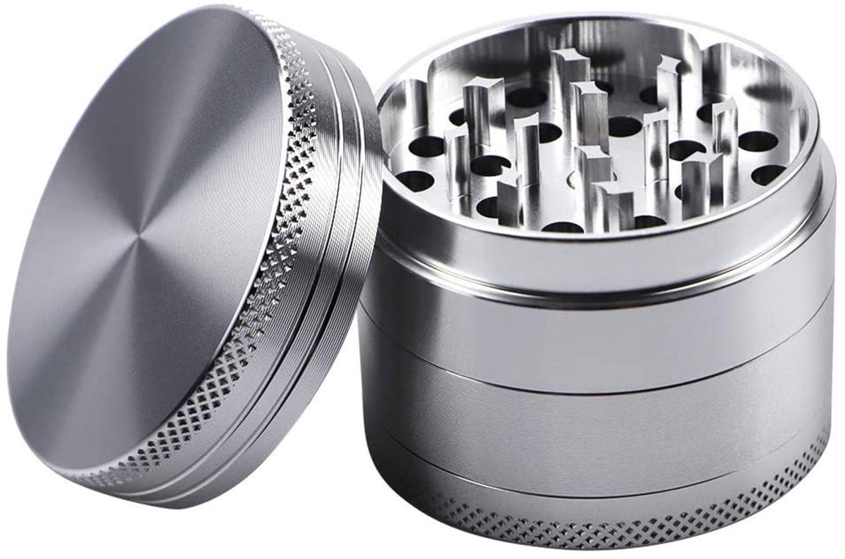 Grinder Ø50mm, 4-delig Aluminium Crusher voor gedroogde kruiden