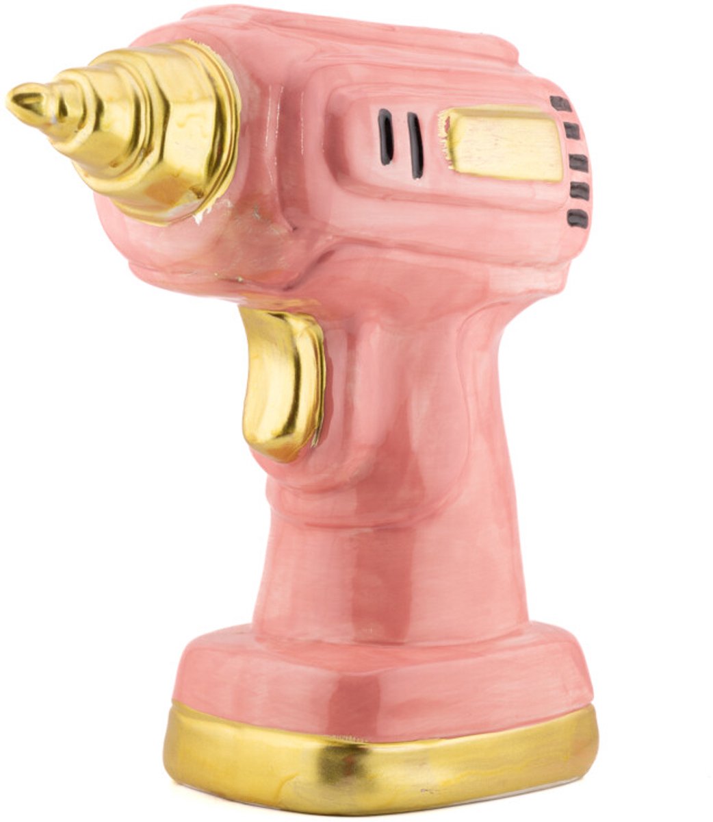 Aardewerk vaas Bloemboor roze