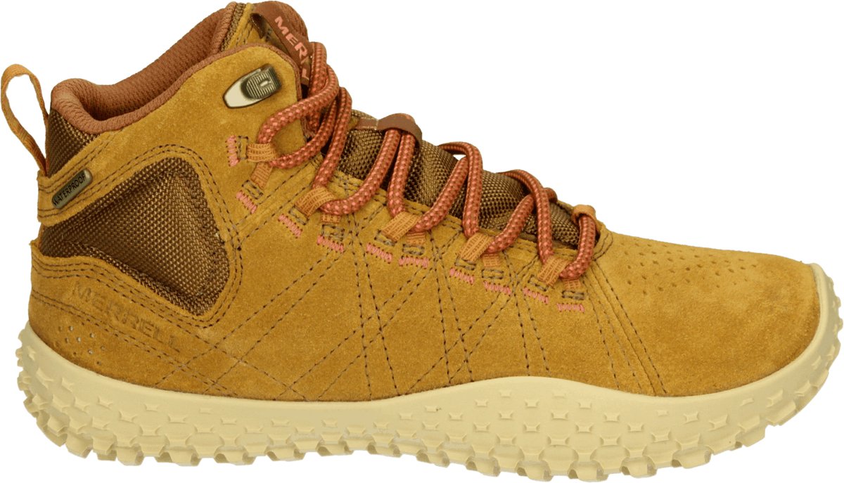 Merrell J00005163 WRAPT MID WP Half-hoge schoenenDames wandelschoenenBarefootWandelschoenen Bruin