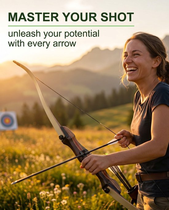 Pijlensteun 8x voor Recurve Boog, Kunststof met Antislip Achterkant, Voor Precisietraining en Jagen — afbeelding 2