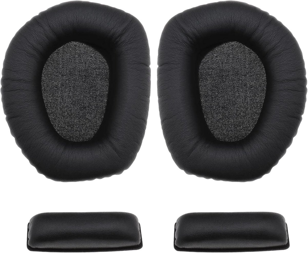 Comfortabele Oorkussens en Hoofdband Pads voor Sennheiser Headsets - Vervangingsonderdelen voor HDR165, HDR175, HDR185, HDR195, RS165, RS175, RS185, RS195 - Zwart
