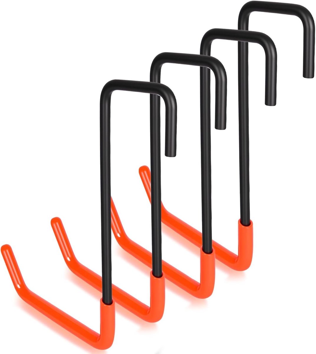 Grote Garagehaken - Zwart - Heavy Duty Oplaadhaken voor Fietsen en Gereedschap
