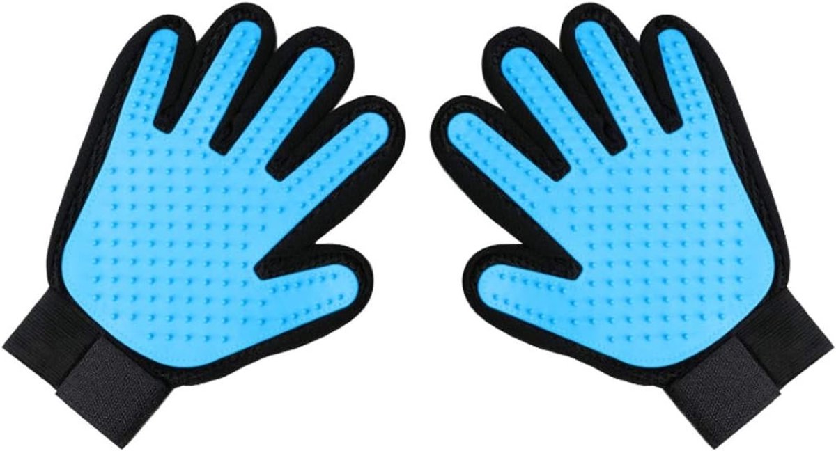 Dierlijke verzorging: 2 Stuks Siliconen Massagehandschoenen voor Honden en Katten, Perfect voor Bad en Verzorging
