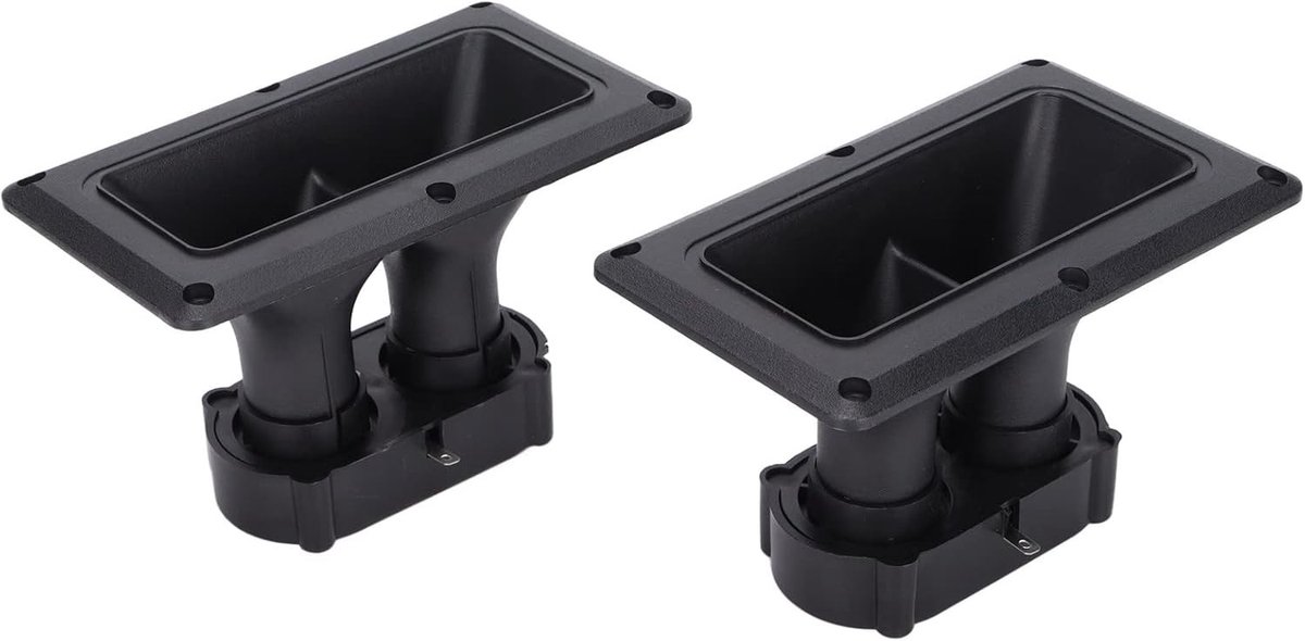 Tweeter Horn 75-150 Watt Dual Drive voor Hoge Gevoeligheid en Geluidskwaliteit, 2 Stuks