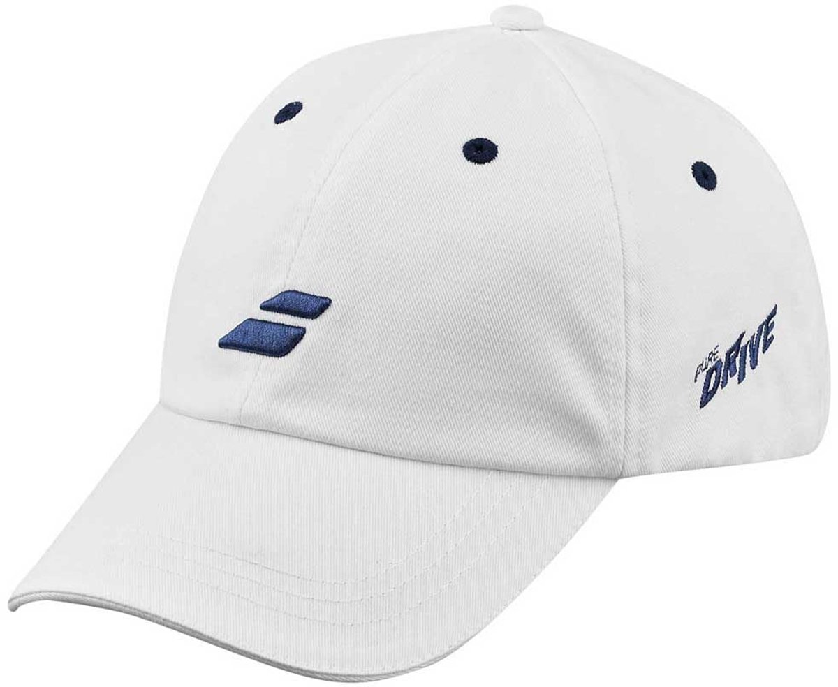 Babolat DRIVE COTTON - Pet - Wit/Blauw - Volwassen