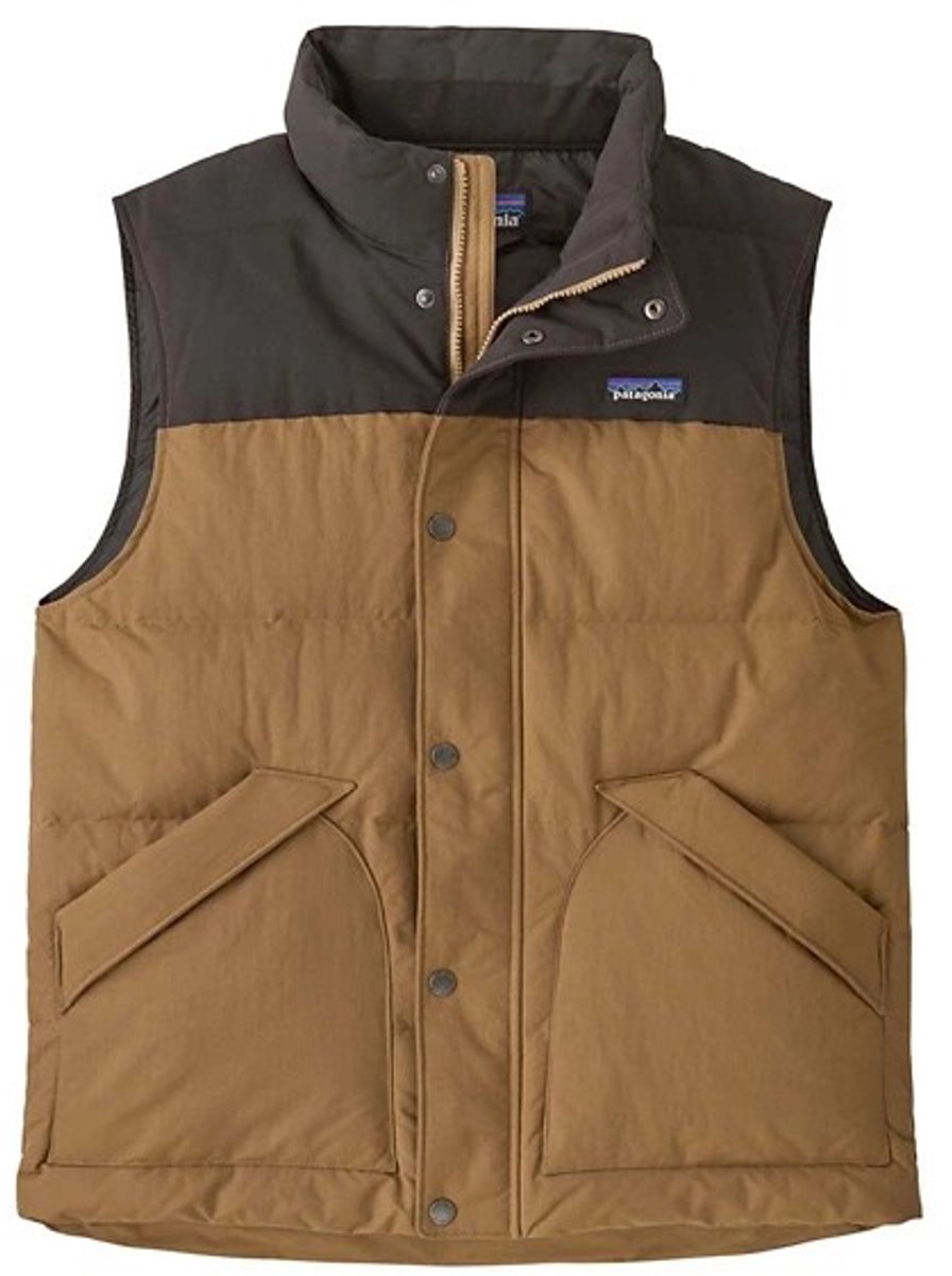 Patagonia ’s Downdrift Vest Dons Vest Koriander Bruin