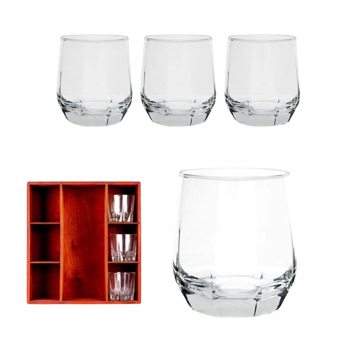 LAV Diamond Whiskyglazenset - 3 stuks, 215ml
