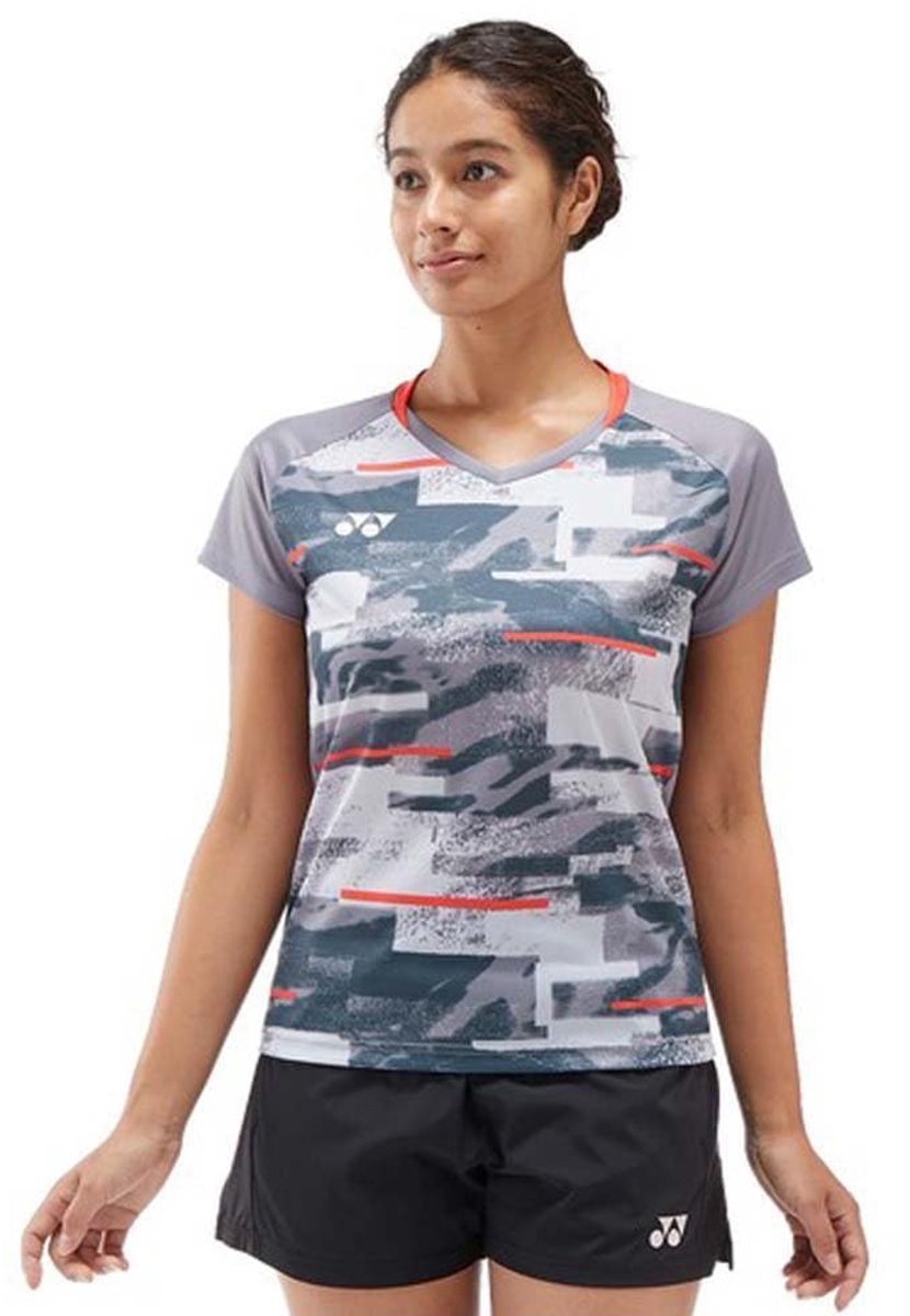 Yonex YW0034EX - Dames Polo - Grijs - Maat S