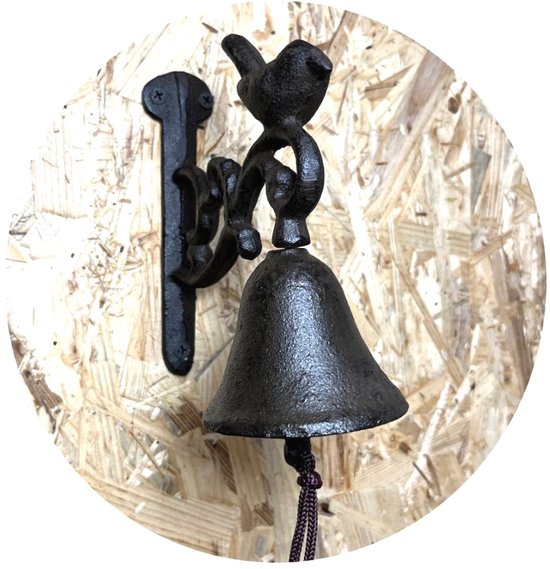 vogel deurbel gietijzer - decoratief - robuust design - verwelkom gasten met stijl - ShopVlot — afbeelding 3