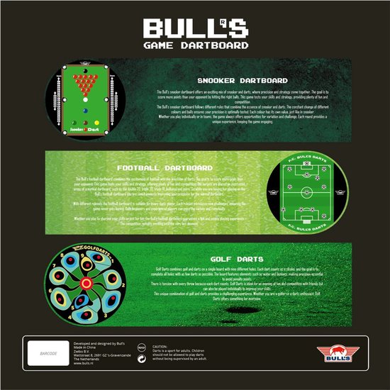 Bull's Gameboard Snooker van Bull's — afbeelding 2