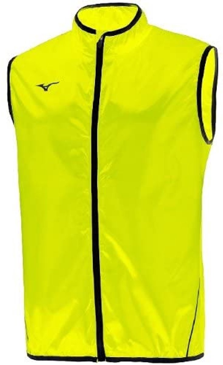 Mizuno Uni Auth Regenvest Unisex Neon Geel