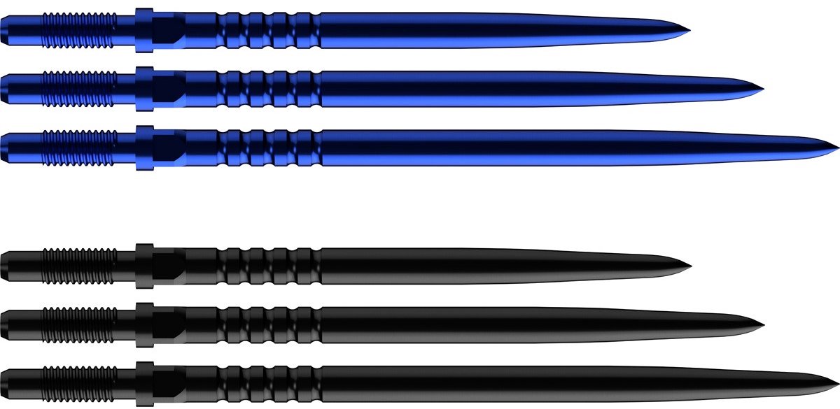 Bull's CP Ringed Grip Points Black 36 mm