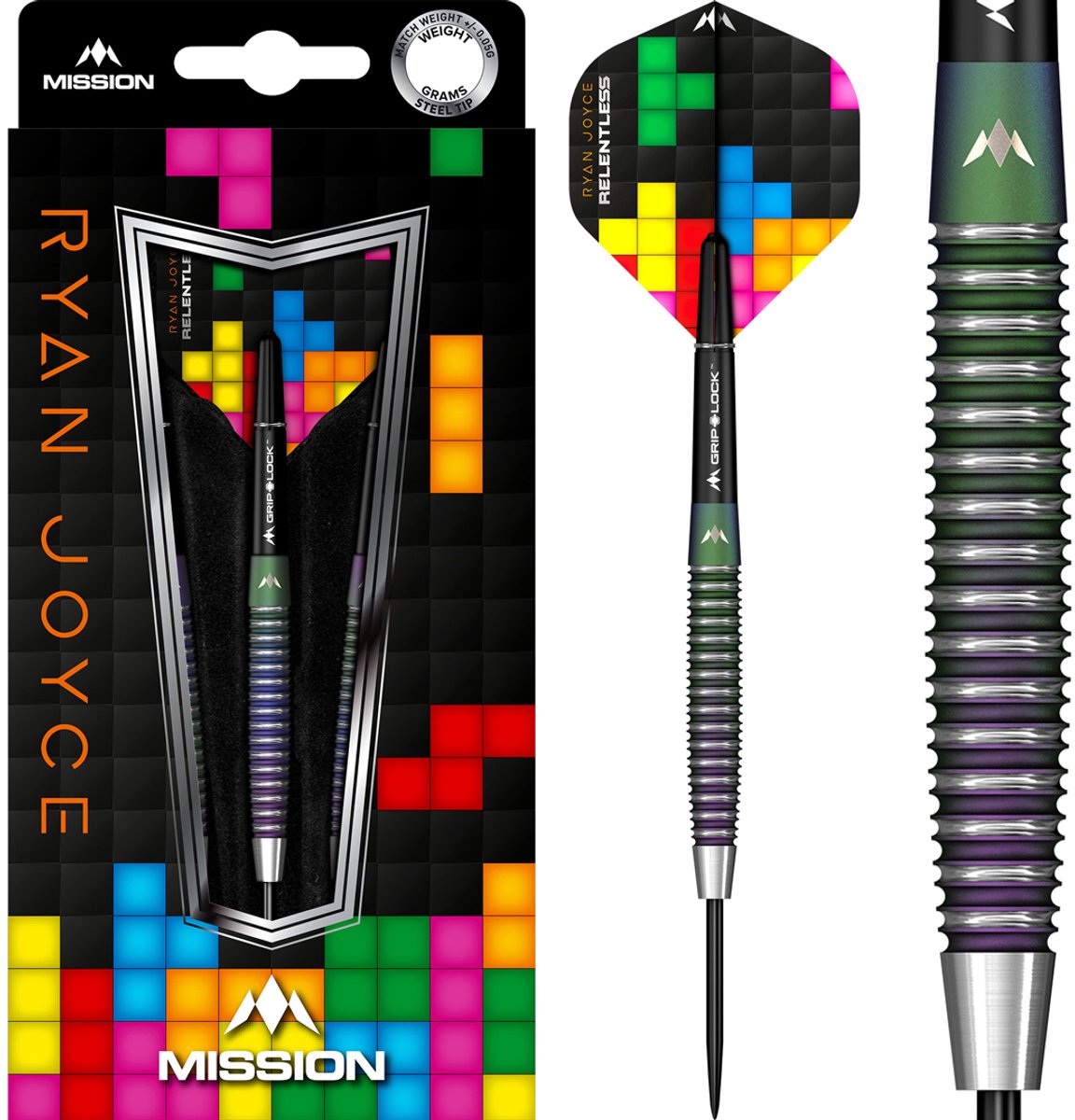 Mission Ryan Joyce Coral PVD 95% - Dartpijlen