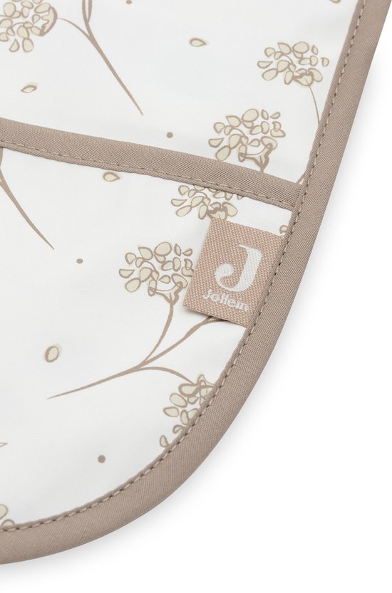 Jollein - Slab Waterproof Met Mouw - Leafy Dreams - Polyester - Polyurethaan - Slabbetjes Baby - 75 cm van Merkloos — afbeelding 2