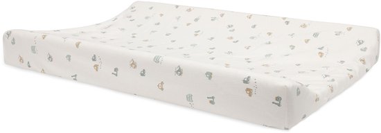 Jollein Aankleedkussenhoes Jersey 50x70cm - Zachte Hoes Baby Aankleedkussen - On The Go — afbeelding 2
