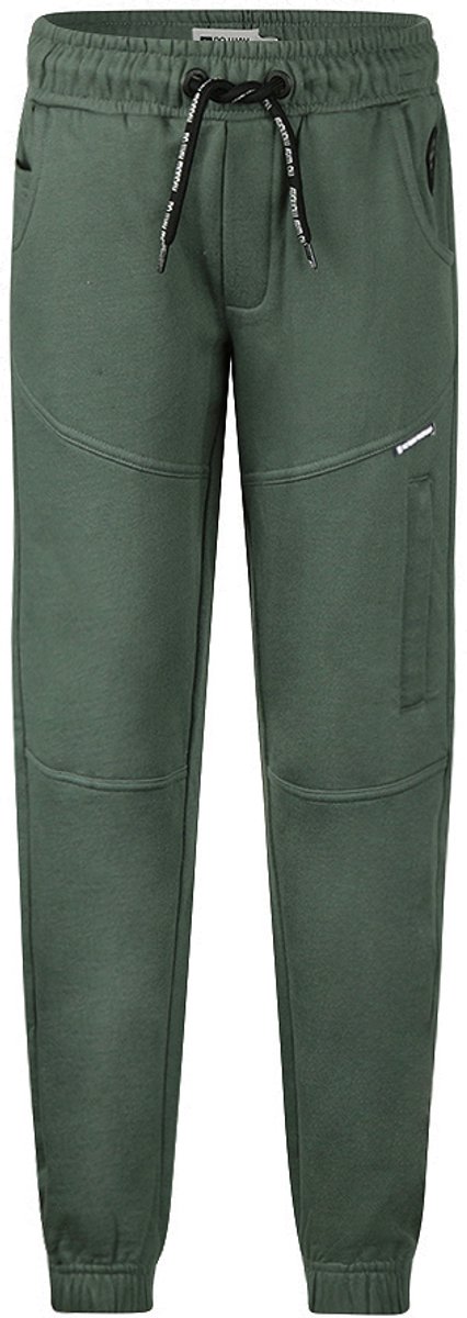No Way Monday Jongens Loose Fit Joggingbroek - Forest green