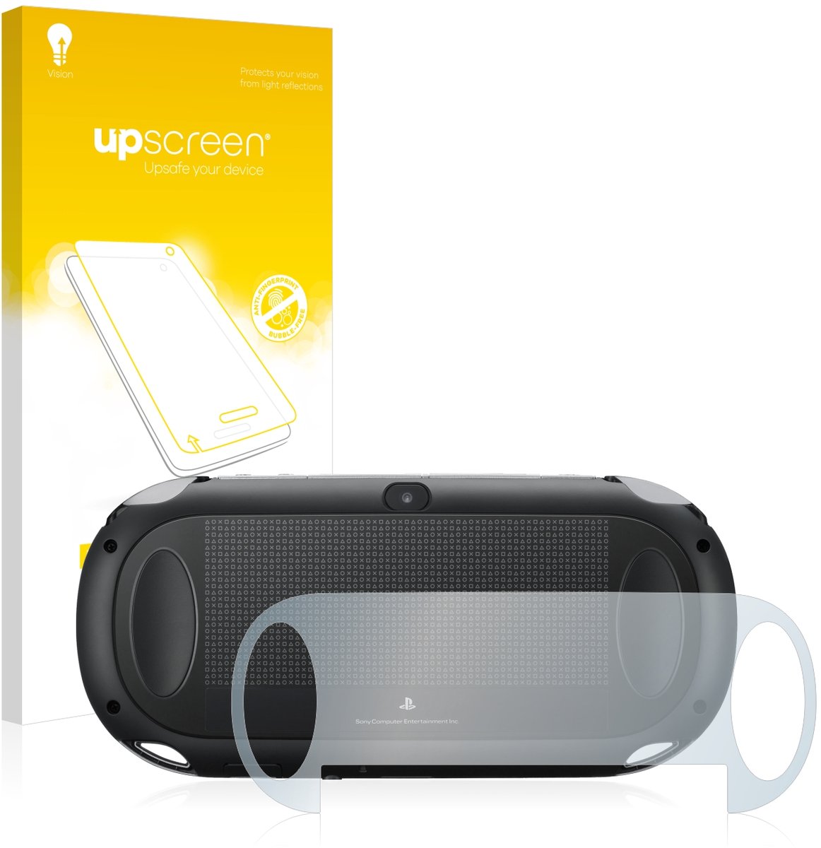 upscreen - Screenprotector voor Sony Playstation PCH-1000-Serie PS Vita Touchpad (Achterkant) - Folie Beschermfolie anti glare matte