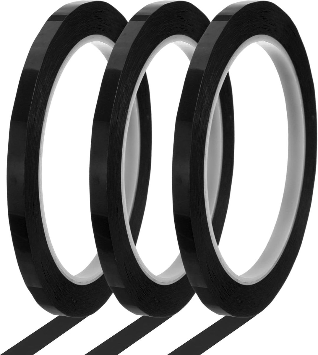 SnelShoppen - 3 Rollen 6mm x 66m Witteboard Plakband Kleurig, Zelfklevend Grafisch Tape voor Klaslokaal, Kantoor, Creatieve Projecten