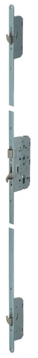 Nemef meerpuntssluiting cilinderbediend SKG*** - afgerond - 24 x 1700 mm - staal verzinkt - doornmaat 65 mm - PC 72 - excellence line
