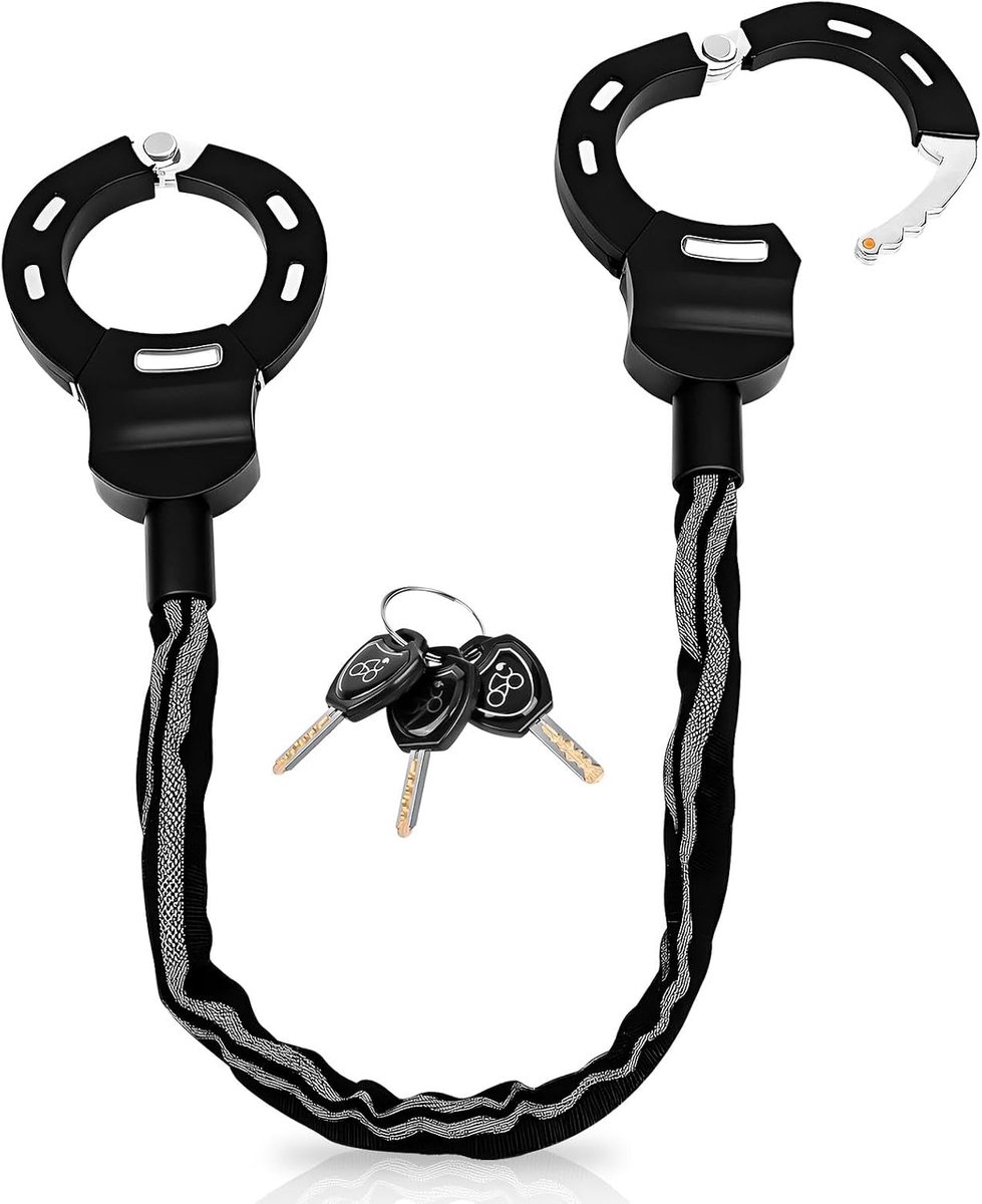 SnelShoppen - Elektrische scooter slot 31,5x27,5x4,5 cm - Veiligheidsoplossing voor scooters, motorfietsen, fietsen - Stevig en lichtgewicht 1600 g -