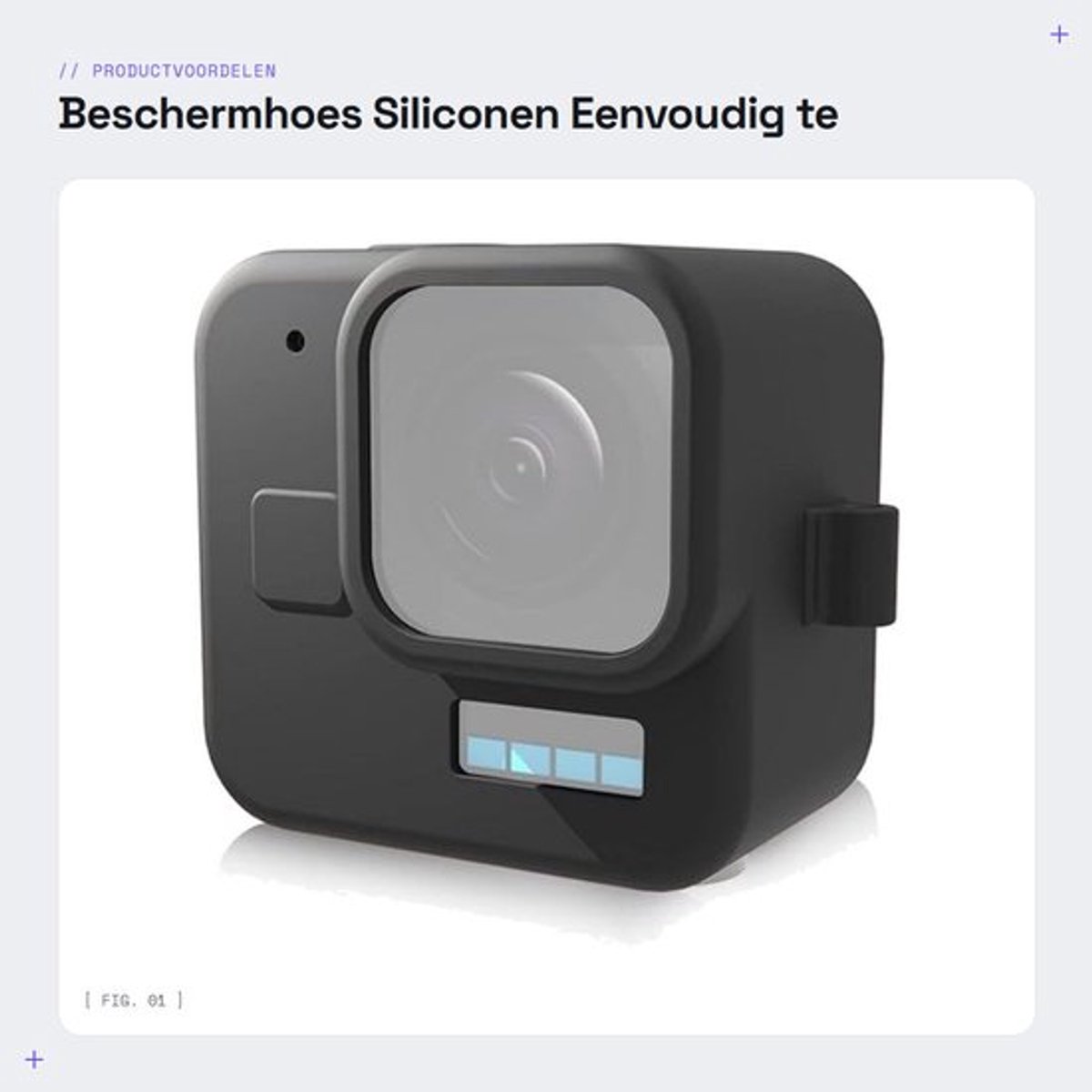 Beschermhoes Siliconen - Camera-accessoires - Wasbaar - Duurzaam - Lichtgewicht - Eenvoudig te demonteren - Camera Case
