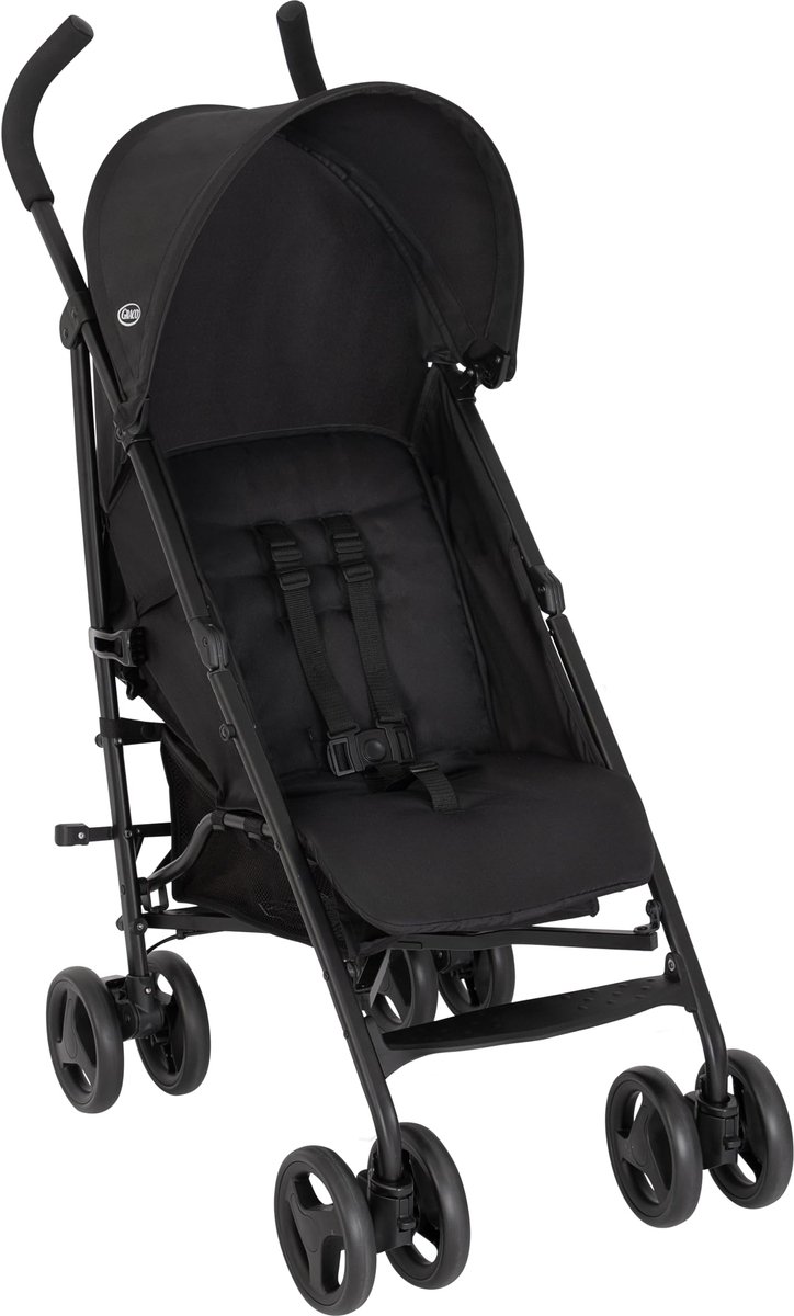 SnelShoppen - Graco EZLite Lichtgewicht Kinderwagen 6,6 kg - Gebruiksvriendelijk, Geschikt vanaf Geboorte tot 3 Jaar, Midnight Zwart, Ideaal voor Gezi