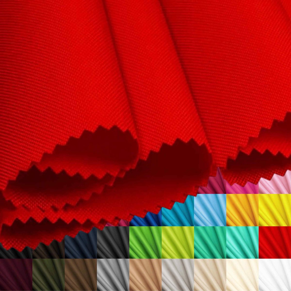 Lantigo Oxford 500D Stof Waterdicht Rood 160 cm Meterware 1 m – scheurvast & PU-gecoat