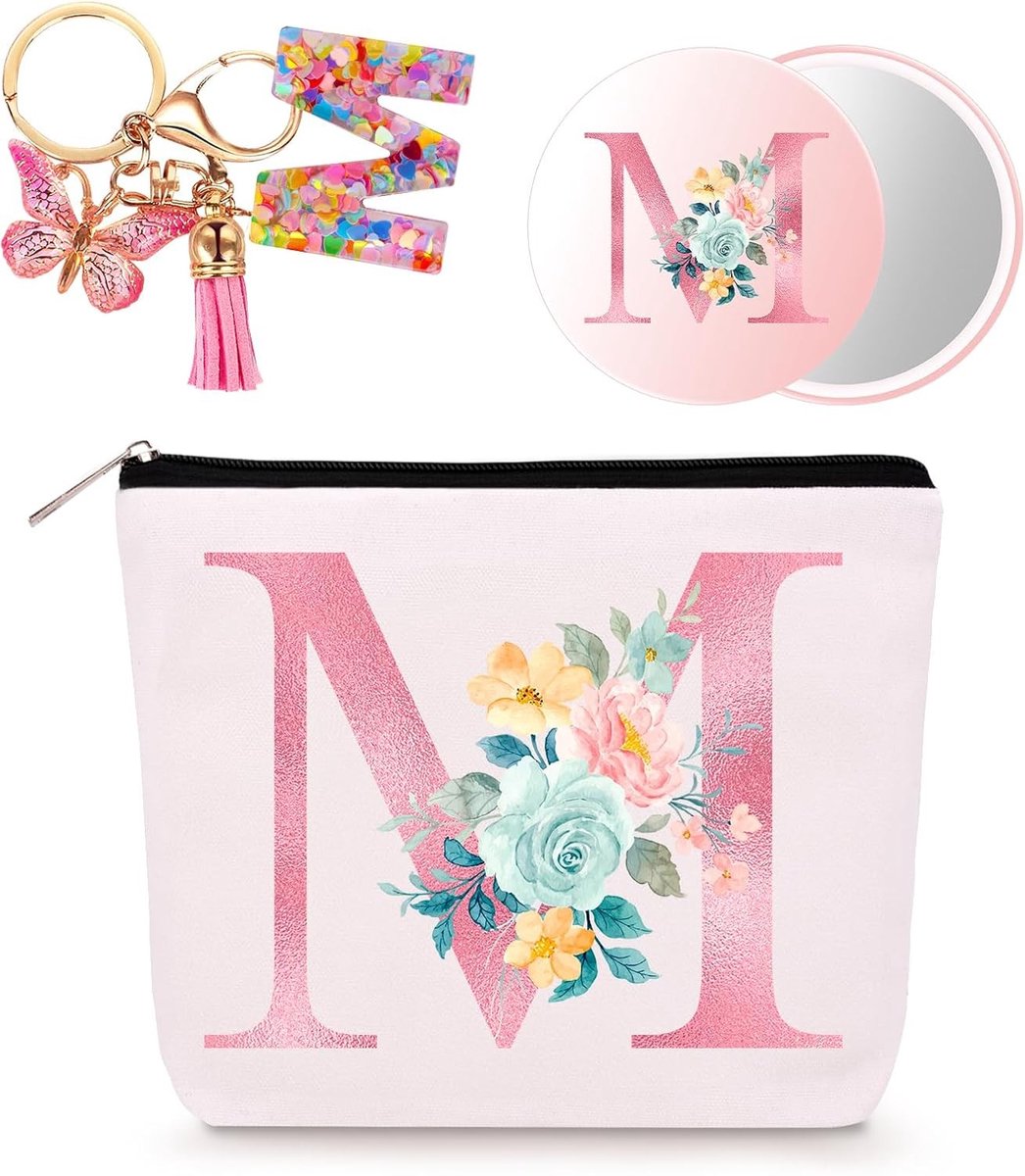 Cosmetica Tas voor Vrouwen - Gepersonaliseerd Cadeau voor Verjaardag, Make-up Organizer en Reistas