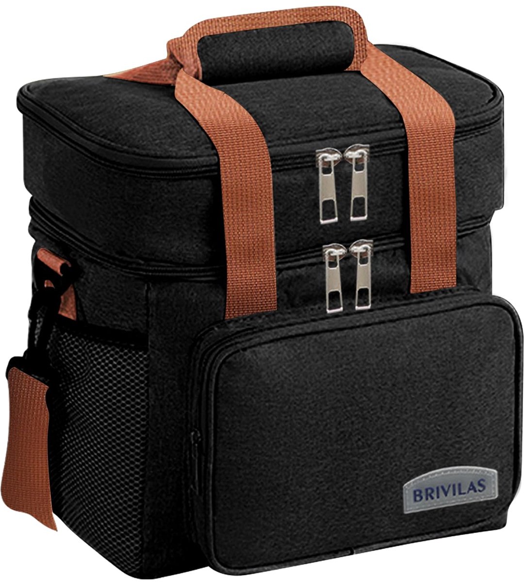 SnelShoppen - Geïsoleerde Lunchtas 13L, Opvouwbare Koeltas voor Dames en Heren, Lekvrije Lunch Tas voor Werk, Picknick, Reizen en Camping