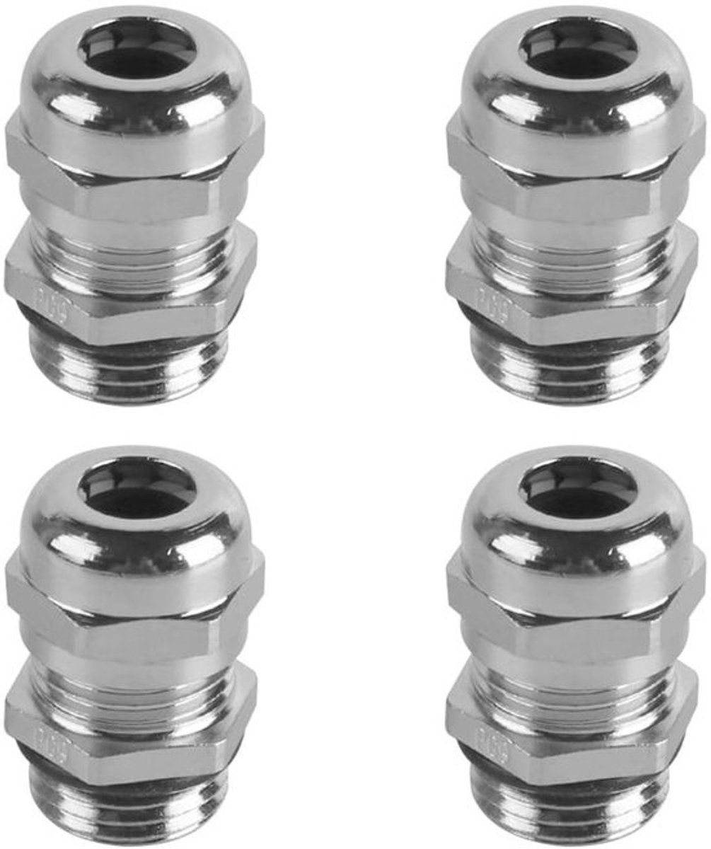 M16 Kabelwartel PG9 - Waterdichte Kabelconnectoren - Duurzaam Messing - Verstelbaar - Voor Kabels 4-8 mm - Perfect voor Elektrische Toepa...