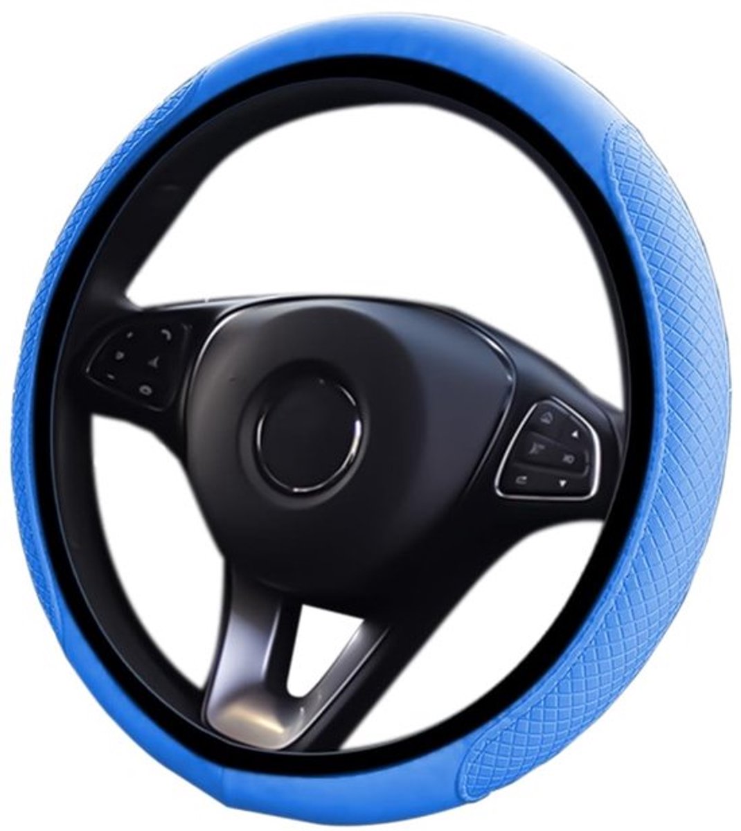 Stuurhoes Leer - Ademend - Antislip - Universeel - Diameter 37-38 cm - Auto Accessoires - Comfortabel en Beschermend - Stuurcover