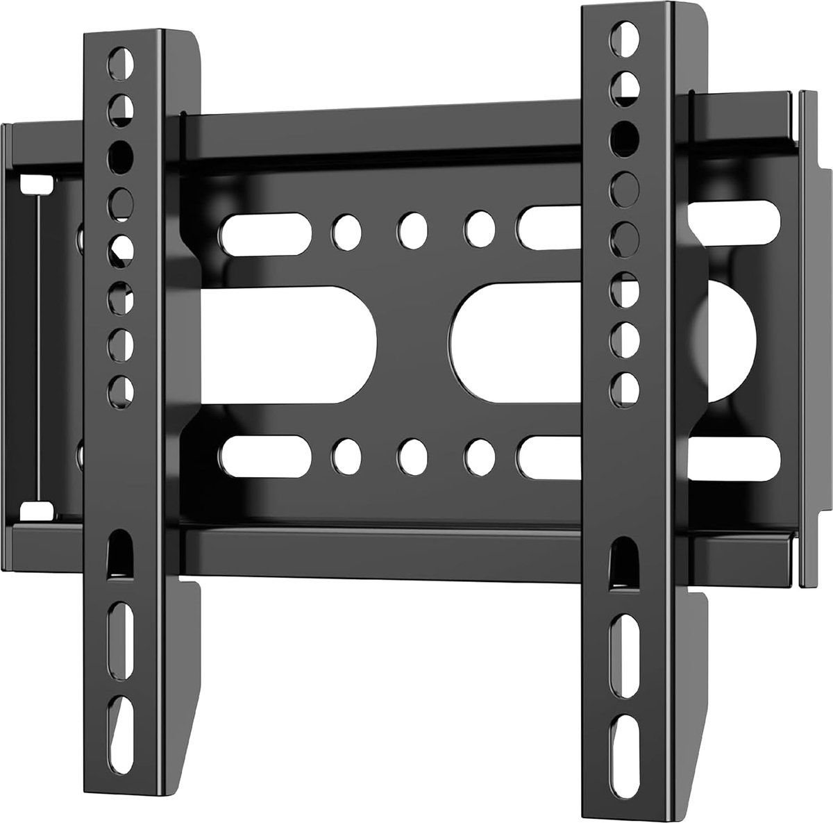 SnelShoppen - TV Muurbeugel Universeel voor 14-42 Inch Televisies - Ultradun, VESA 75x75 tot 200x200mm, Max 25kg - Stevig en Betrouwbaar voor Wandmont