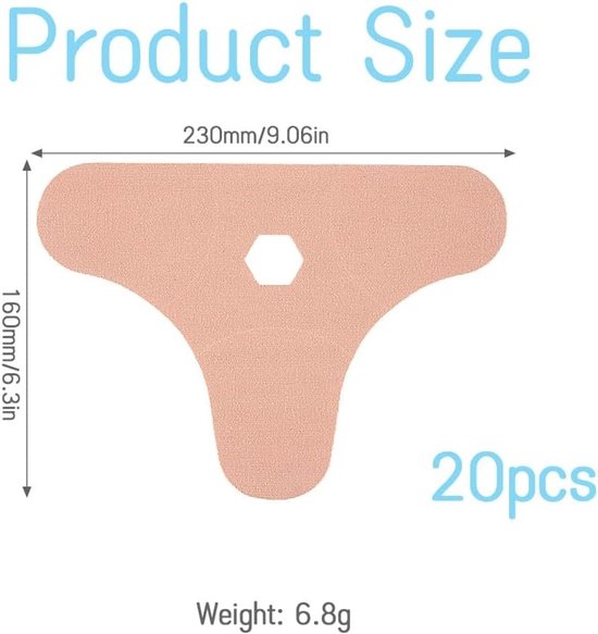 Enkelbanden voor sport, 20 stuks, kinesiologie, elastisch en waterdicht, ideaal voor blessures en herstel — afbeelding 5