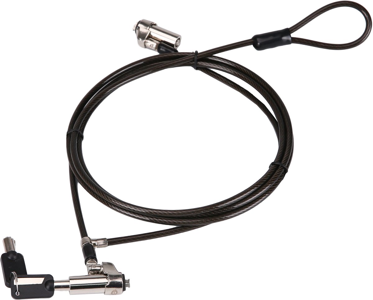 Conceptronic CUSTODIO02BNTM kabelslot Zwart 1,8 m