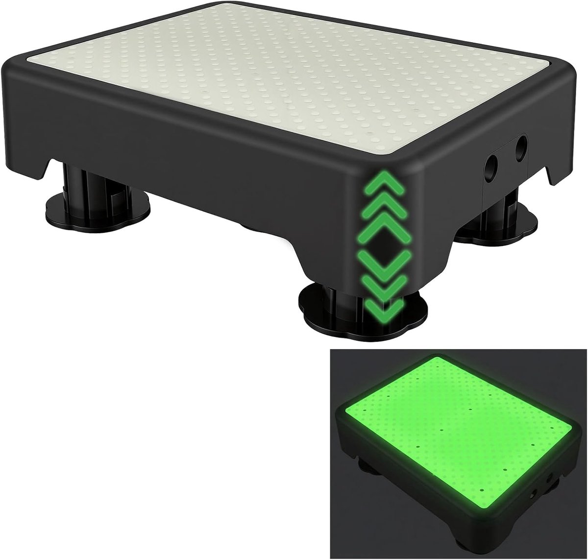 Stappenblok 3 verstelbare hoogtes 9.5-15 cm - antislip oppervlak - geschikt voor senioren - SnelShoppen
