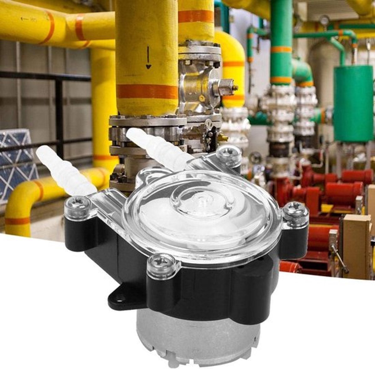 Slangpomp 0-150 ml/min - Doseerpomp - Doseerkop - DC 6 V - Voor chemicaliën/vloeistoffen - Hoge nauwkeurigheid - Doseringpomp