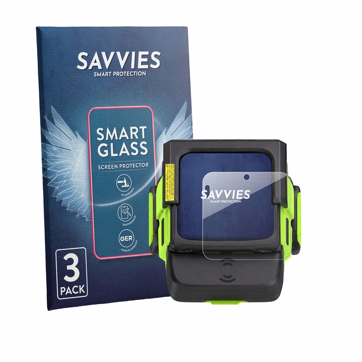 3 Stuks Savvies Screenprotector - geschikt voor Zebra WS501 - beschermfolie glas transparant