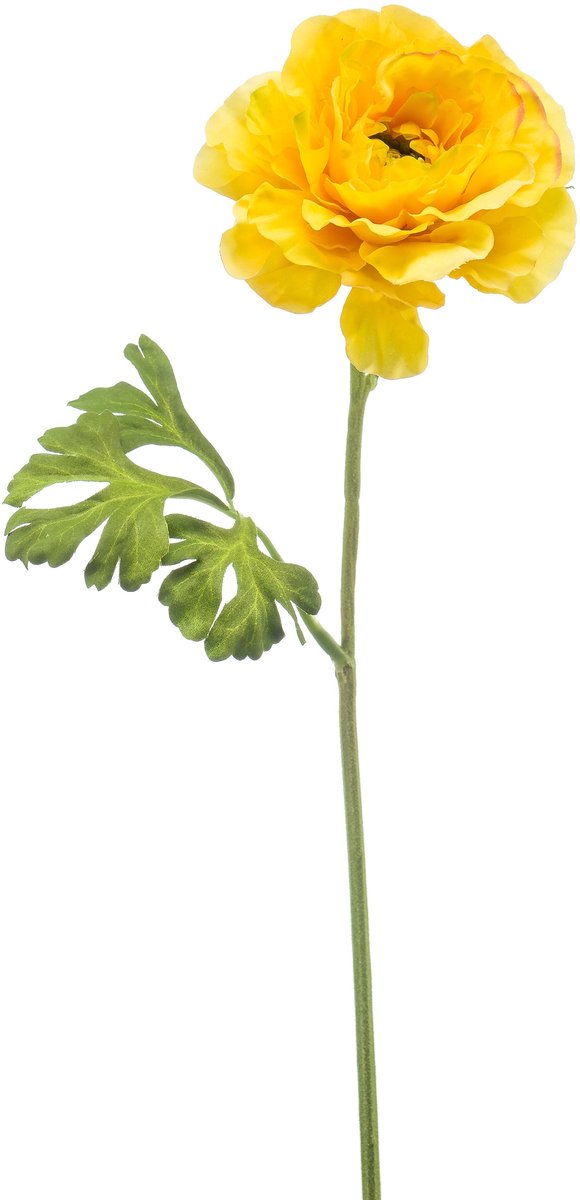 Emerald Kunstbloem Ranonkel 61cm geel - Kunstplant voor binnen