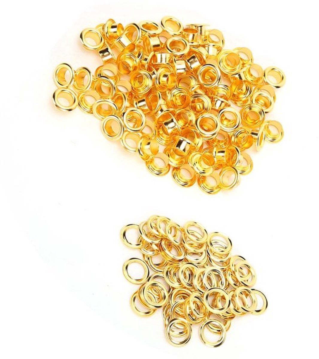 Grommet 200 Stuks - 6mm Messing - Schoenenring - Holle Klinknagels - Handgemaakte Ambachten - Milieuvriendelijk Ontwerp - Schoenringen