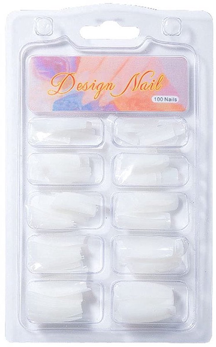 Nail Mold 100 Stuks - Kunstnagels Volledige Cover - Dual Nail Systeem - C Curve Vorm - Nagelverlenging Tips - Ademend Materiaal