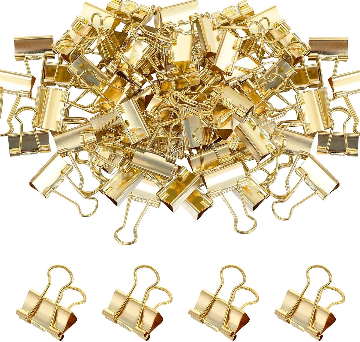 Papierclips 19 mm - Robuuste metalen clips - Voor documentbundeling - Helder overzicht in kantoor of school - ShopVlot