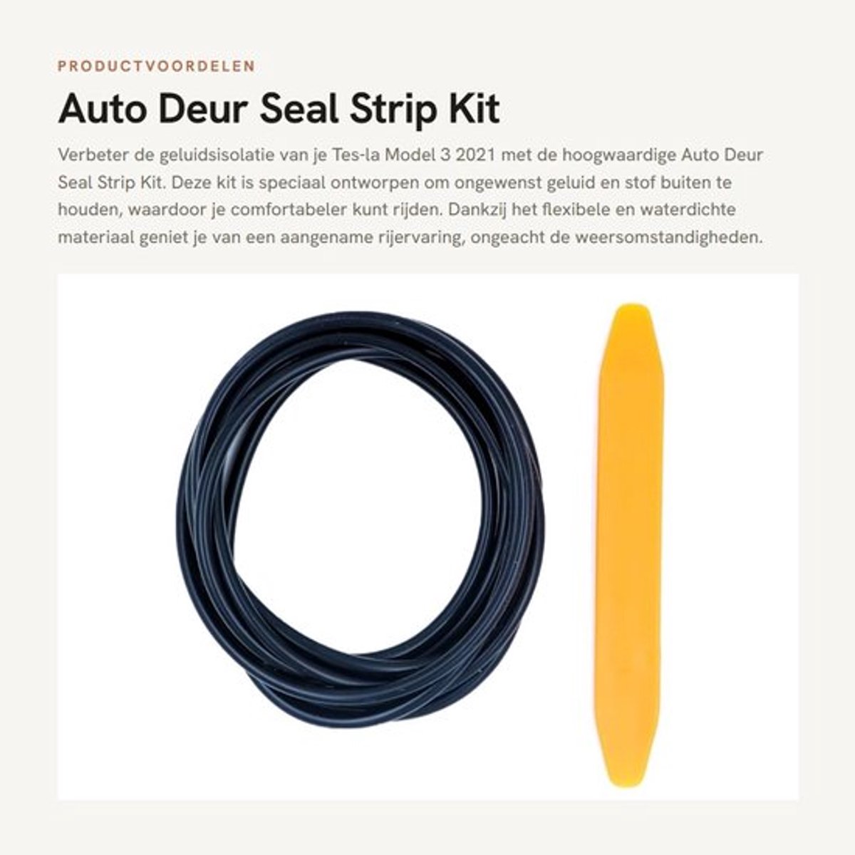 Deurstrip Geluiddicht - Afdichting - Weerstrip - Waterdicht - Stofdicht - Flexibel Materiaal - Geluidsisolatie