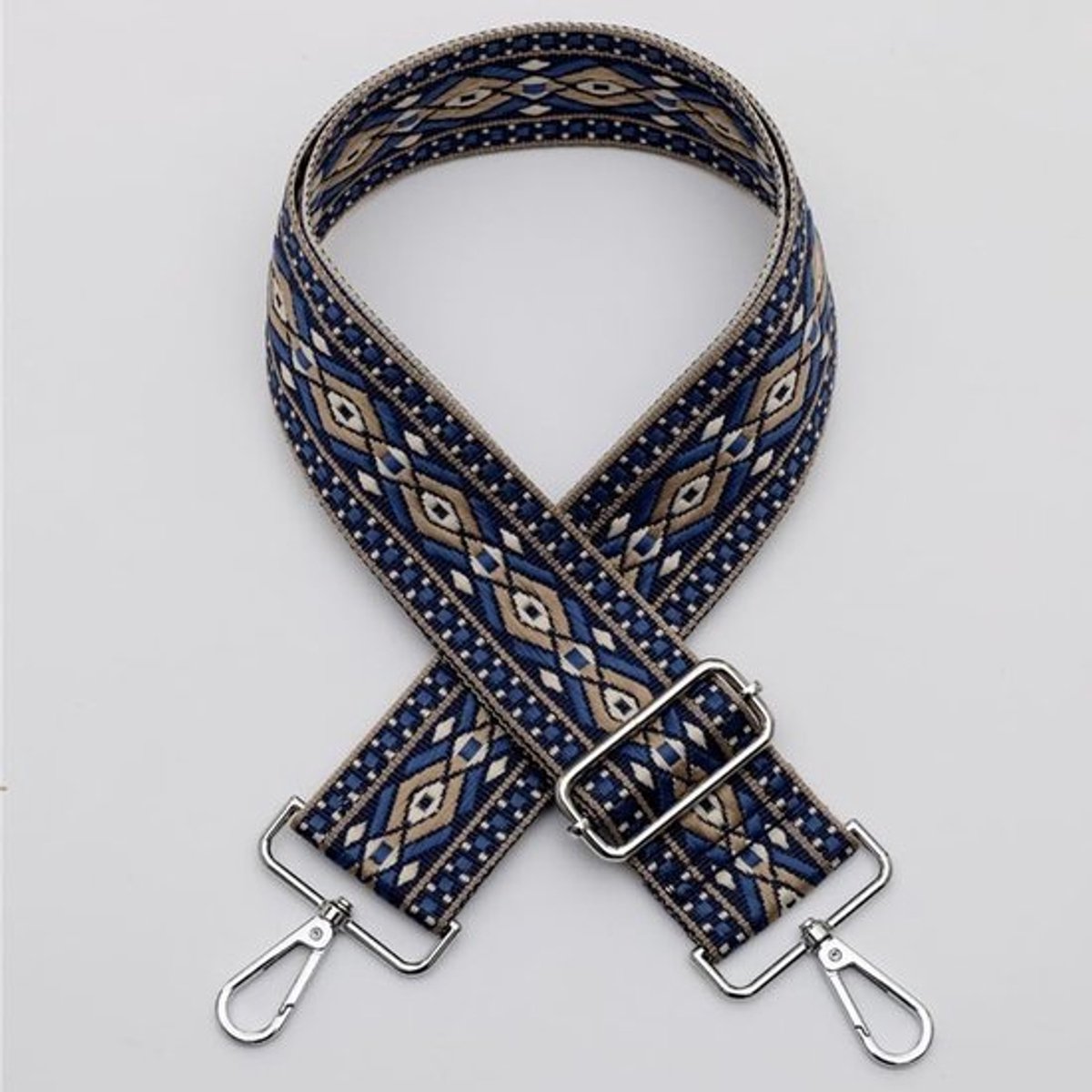Tasriem Verstelbaar 75-130 cm - Schouderriem - Vervangende Riem - Tassenriem - Duurzaam Nylon - Robuuste Hardware - Schouderband