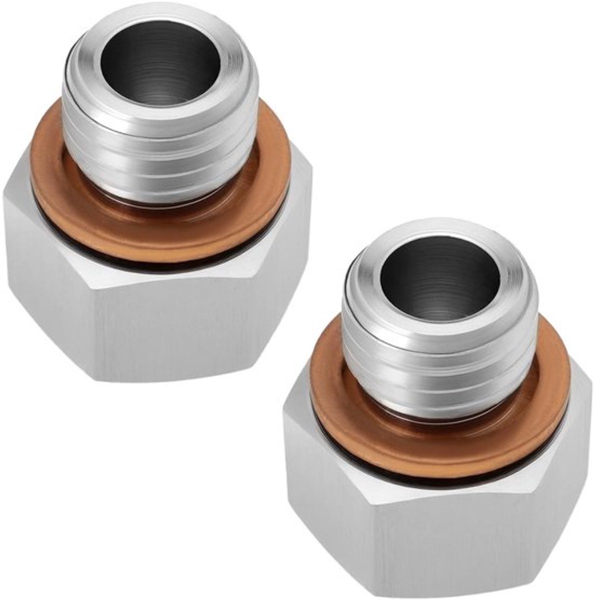 M12 x 1,5 stekker naar 1/8 aansluiting - Olie-waterdruktemperatuursensor - 20 mm - Roestvrij staal - Metrische aansluitadapter - Gesc...