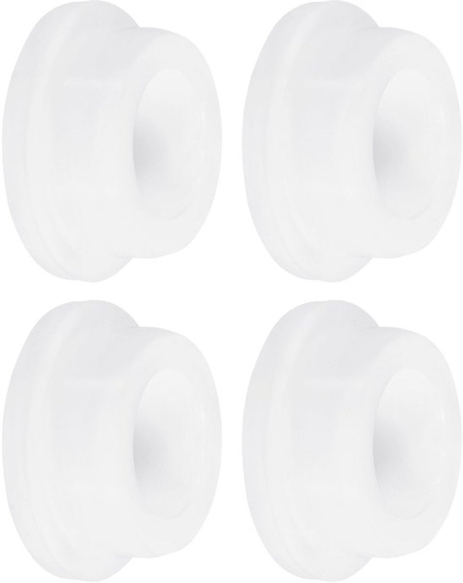 Knopplug Waterdicht - 4 Stuks - Rubber/Siliconen - Temperatuurbestendig tot 250 °C - Eenvoudig te Installeren - Duurzaam - Rubberstop