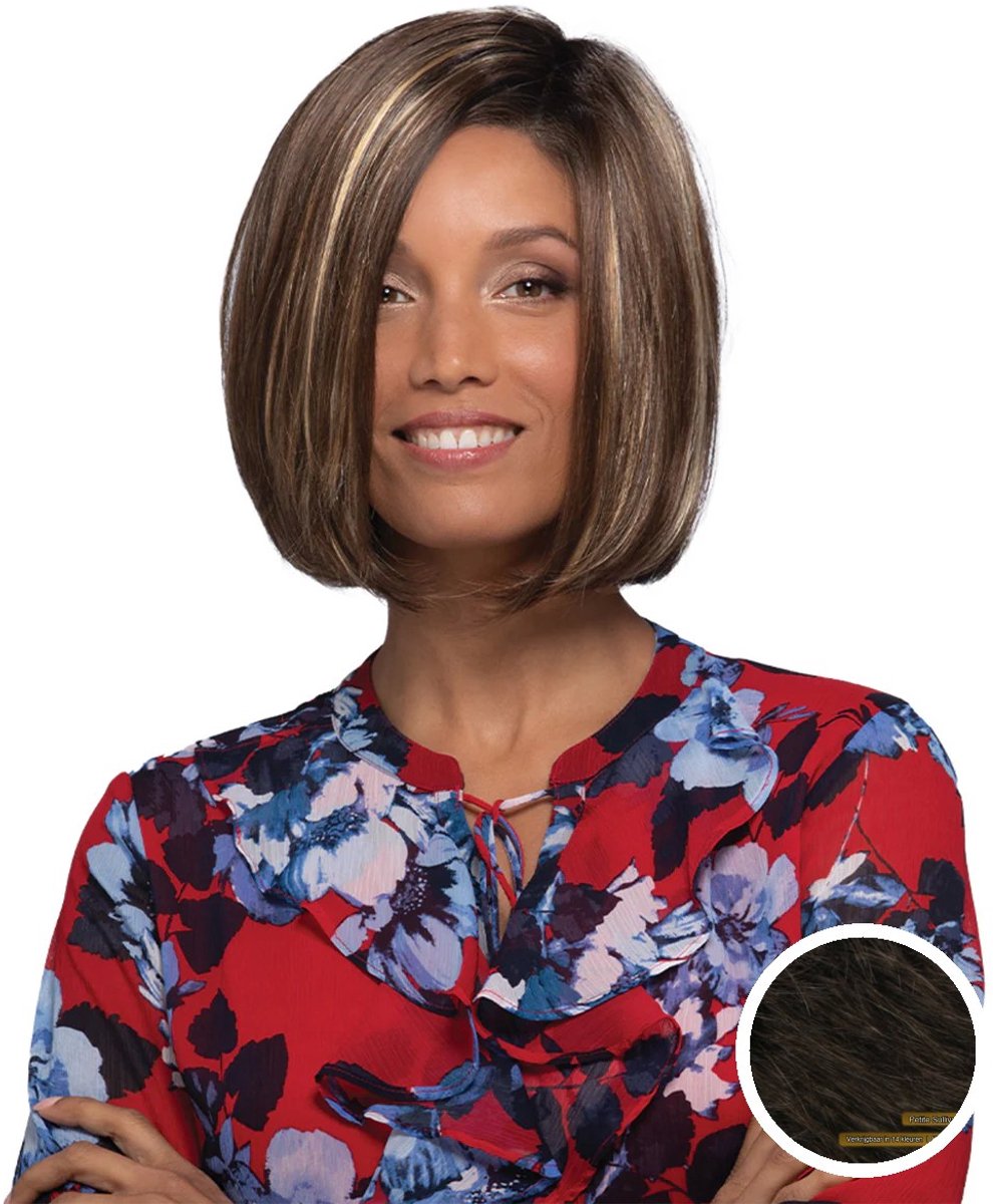 Estetica Designs Petite Sullivan Synthetisch Haarwerk - Front Lace Line, Rood 30/28/26, korte lengte
