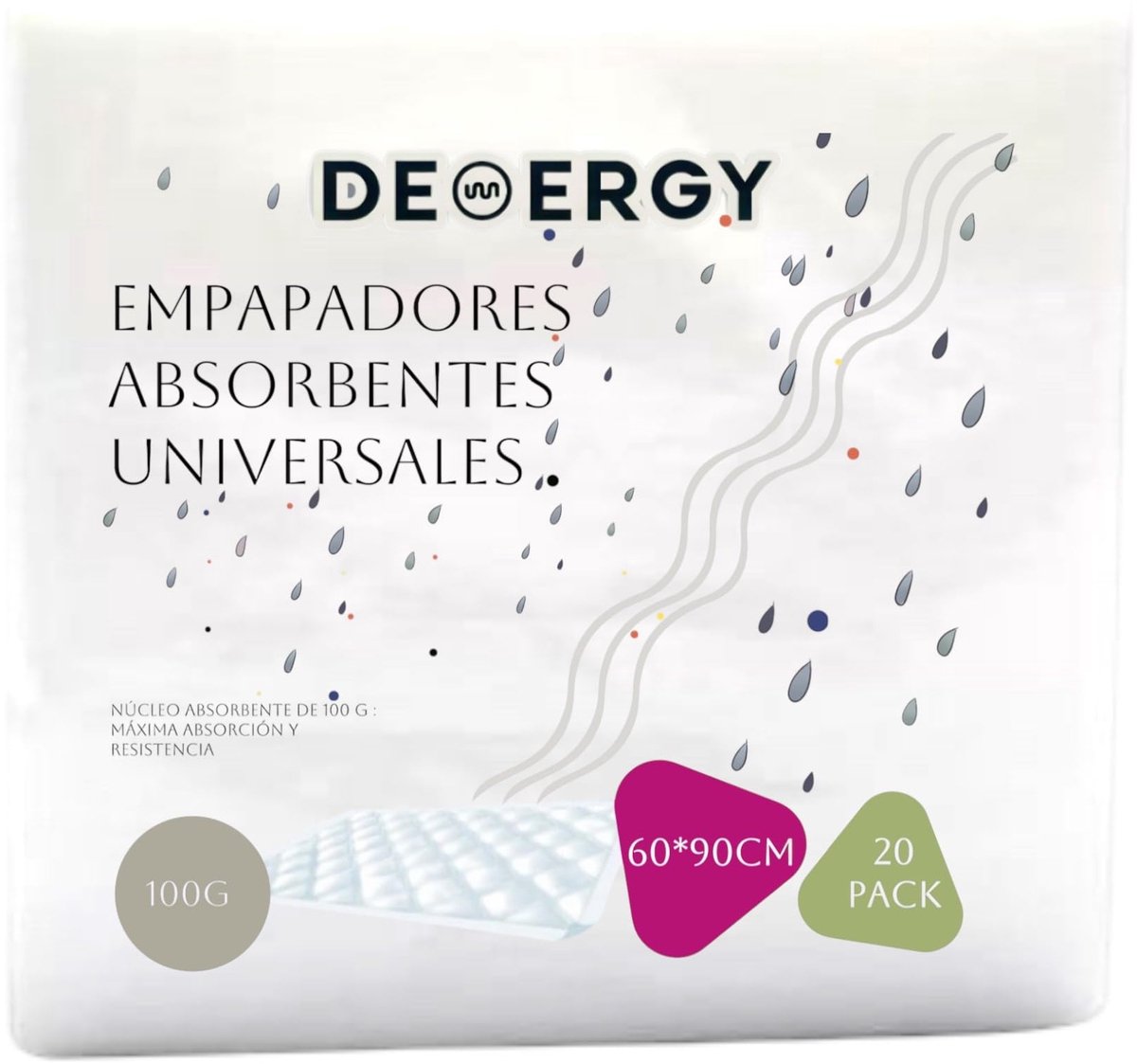 SnelShoppen - Extra dikke onderleggers 60 x 40 cm, 20 stuks, super absorberend, waterdicht, voor honden, huisdieren, mensen, incontinentie en puppy tr