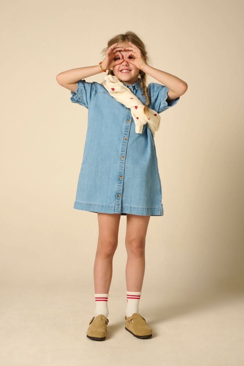 Sissy-Boy - Blauwe denim jurk