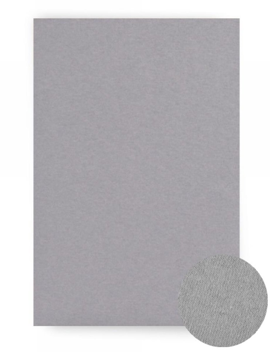 KONEY - Baby hoeslakentje 60 x 120 cm - jersey - Grijs - elastiek rondom